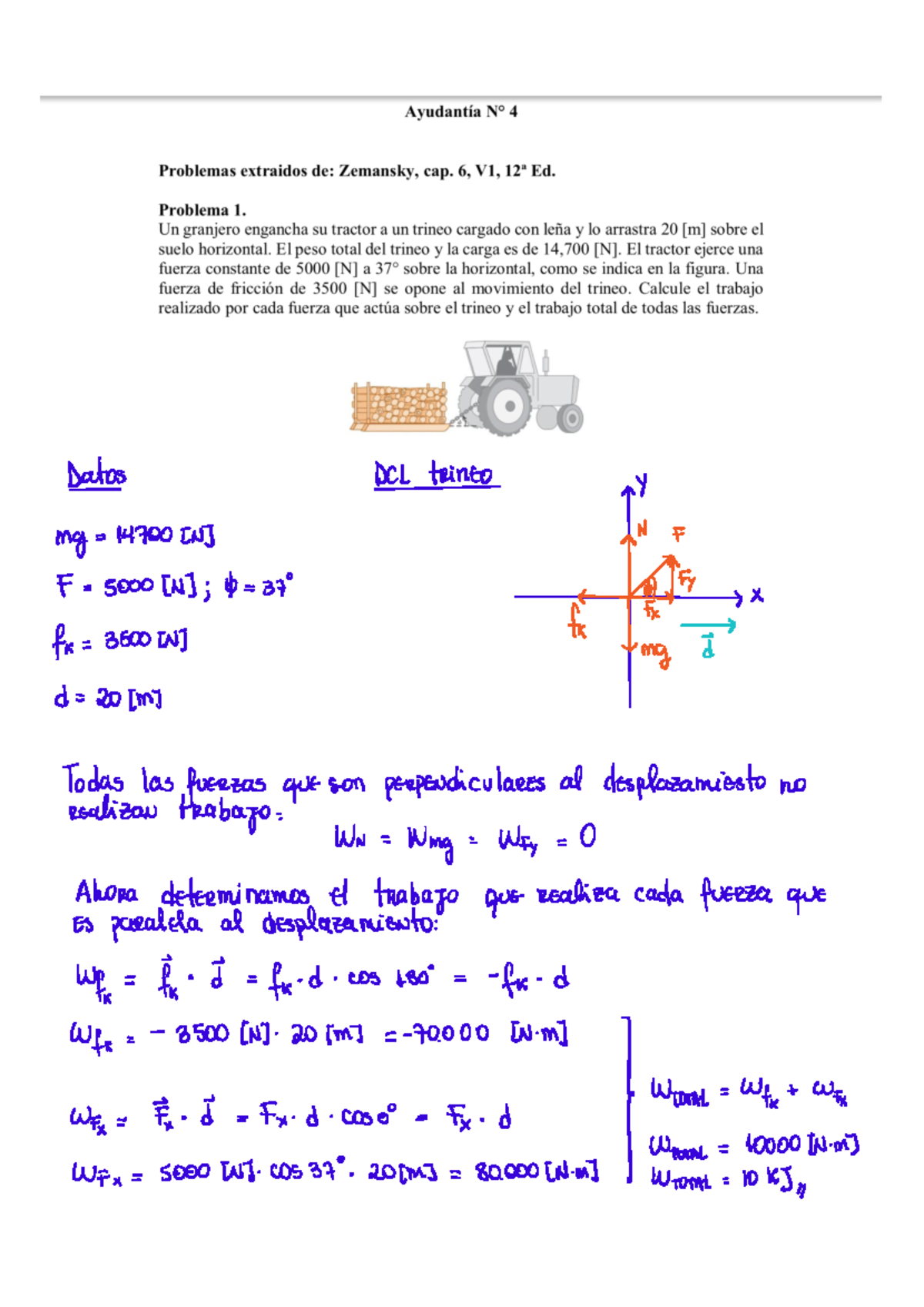 Ayudantía Nº4 Resuelta - Ayudantía No 4 Problemas Extraidos De ...