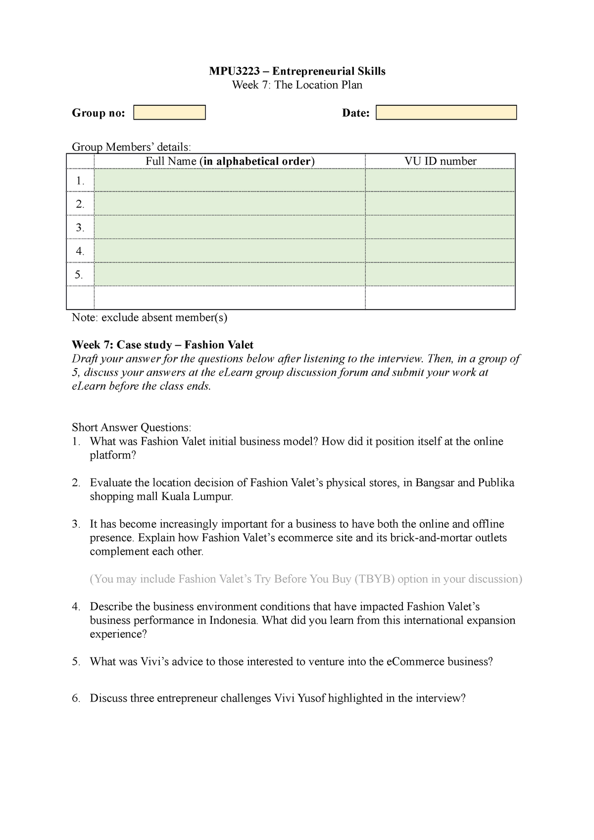 Group 20 Case study - Inside Scoop - BLA5480 - Studocu