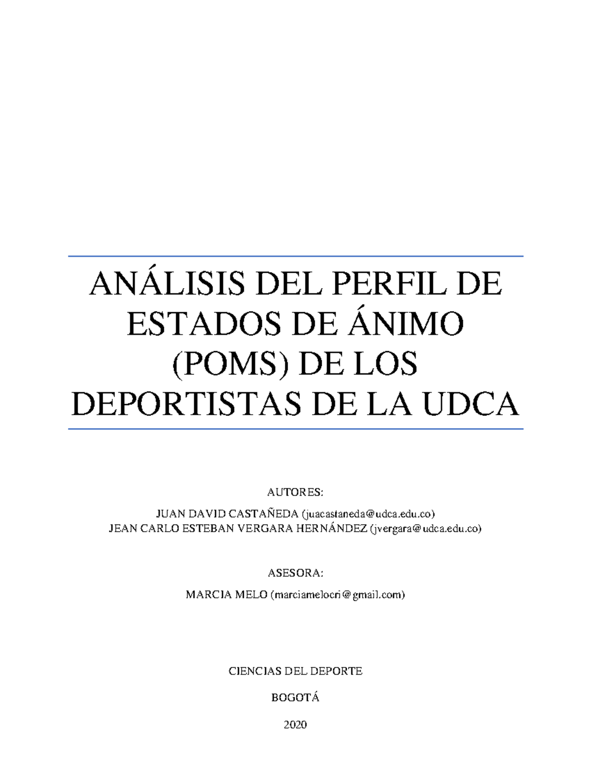 POMS test test ANÁLISIS DEL PERFIL DE ESTADOS DE ÁNIMO (POMS) DE