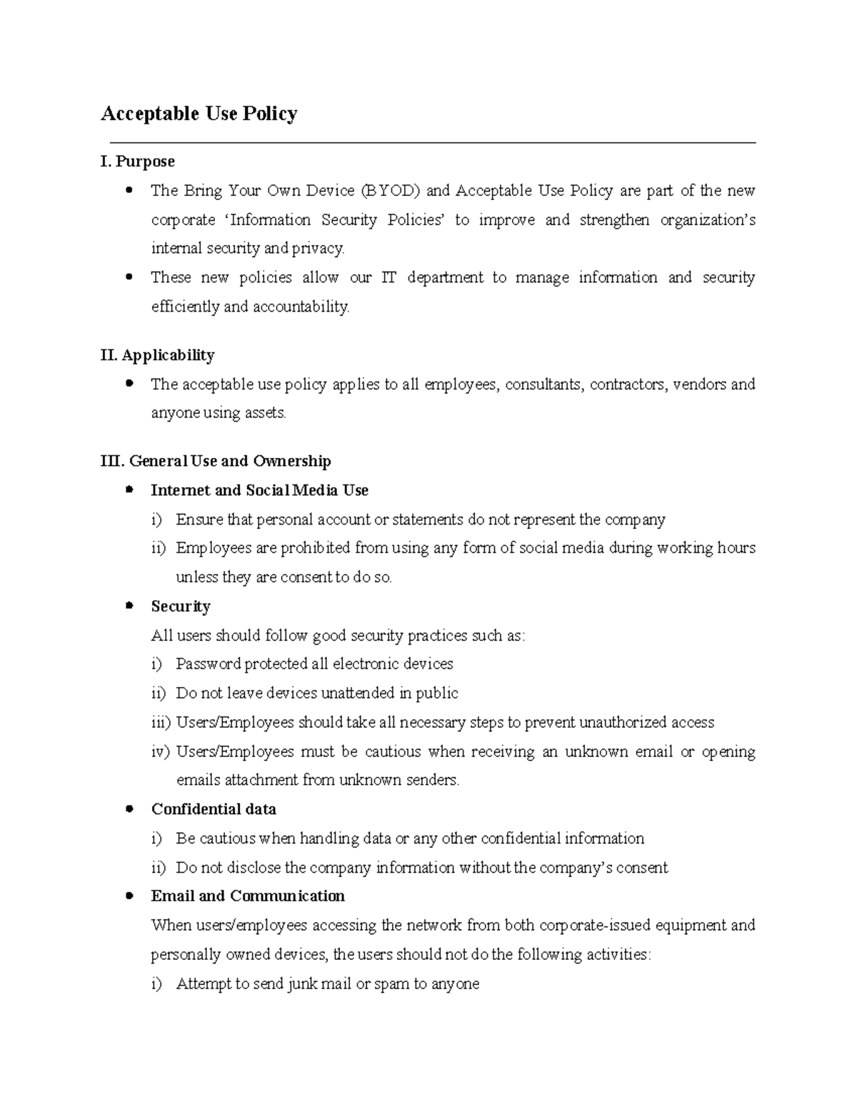 Nycola Bunsak-Acceptable Use Policy-Part 2 - Acceptable Use Policy I ...