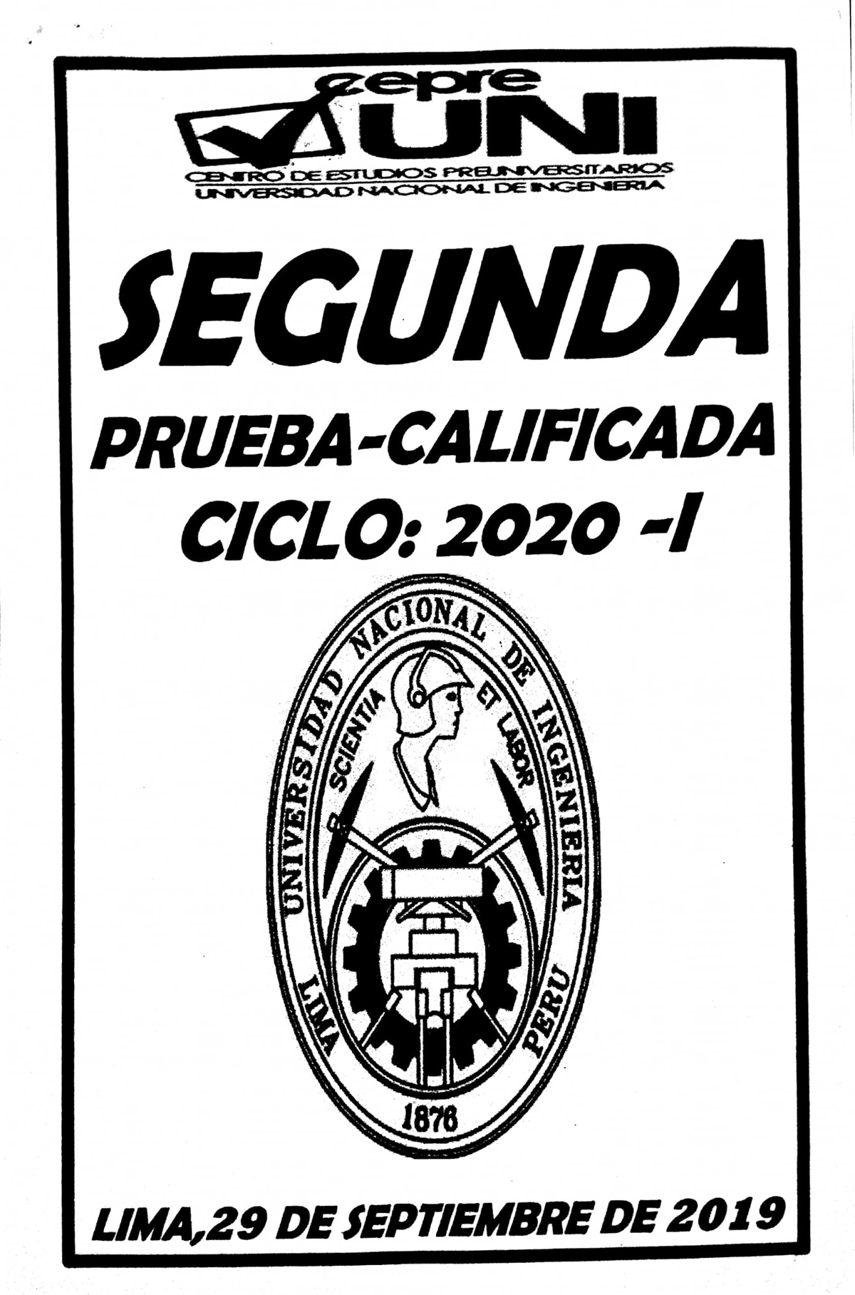 Segunda Prueba Cepre Uni 2020 1 Prueba De Seleccion Studocu Segunda Prueba Cepre Uni 2020 1 Prueba De Seleccion Studocu