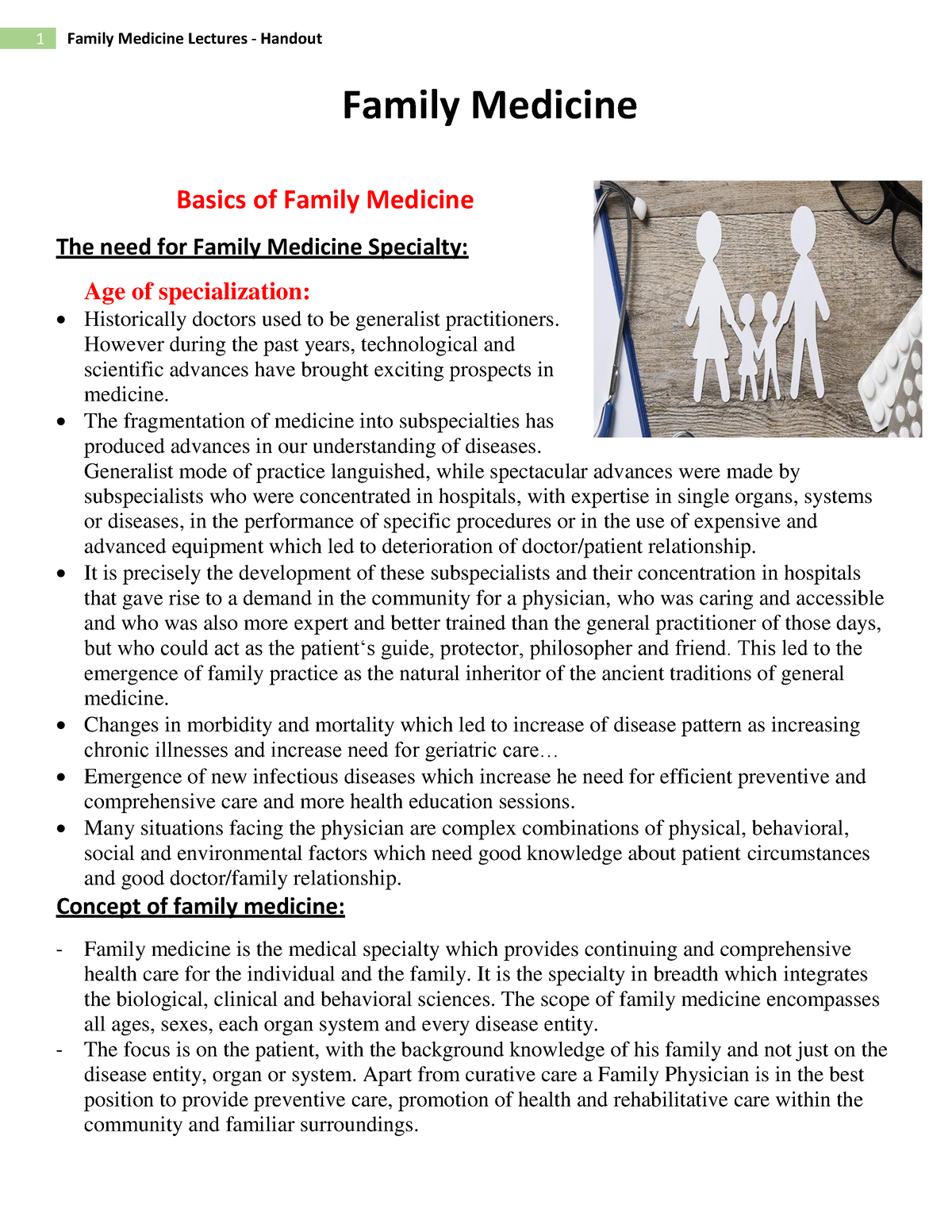 thesis topic for family medicine