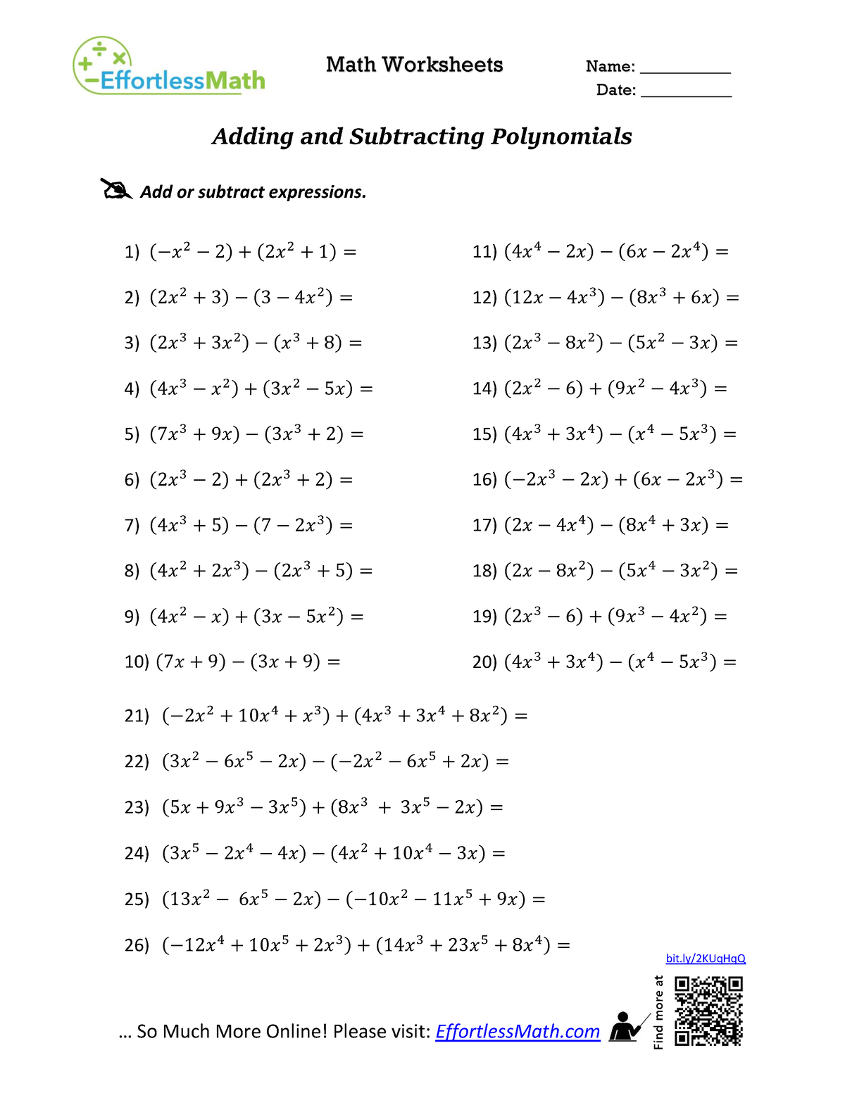 adding-and-subtracting-polynomials-math-worksheets-name-date-so
