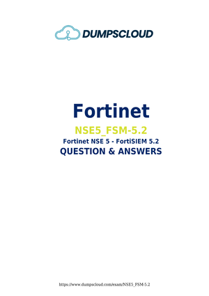 NSE5 FSM-5.2 (FortiSIEM NSE Exami 5.2 ) - dumpscloud/exam/NSE5_FSM-5. Fortinet  NSE5_FSM-5. Fortinet - Sns-Brigh10