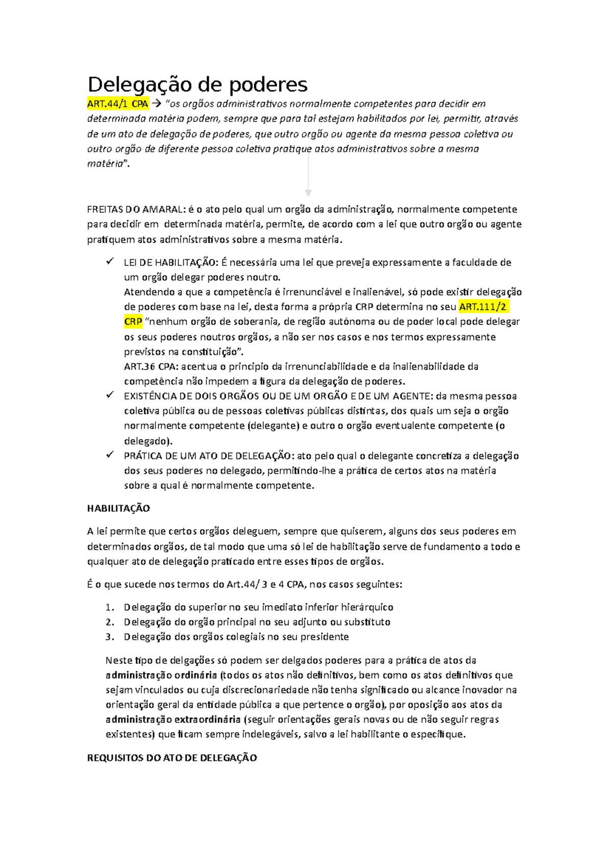 Art 1 Cpa