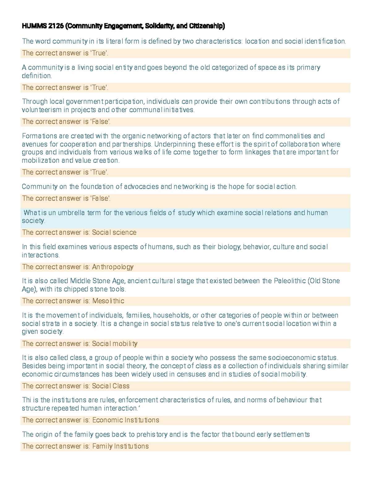 442580835 Humms 2126 week 1 10 docx - HUMMS 2126 (Community Engagement ...
