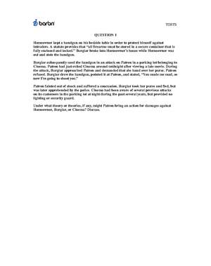 Negligence Flow - Torts 1L class outline flow chart style - N e g l i g ...