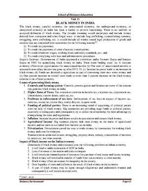 UNIT 1 & 2 - BUSINESS ENVIRONMENT - MODULE I Unit 1 INTRODUCTION TO ...