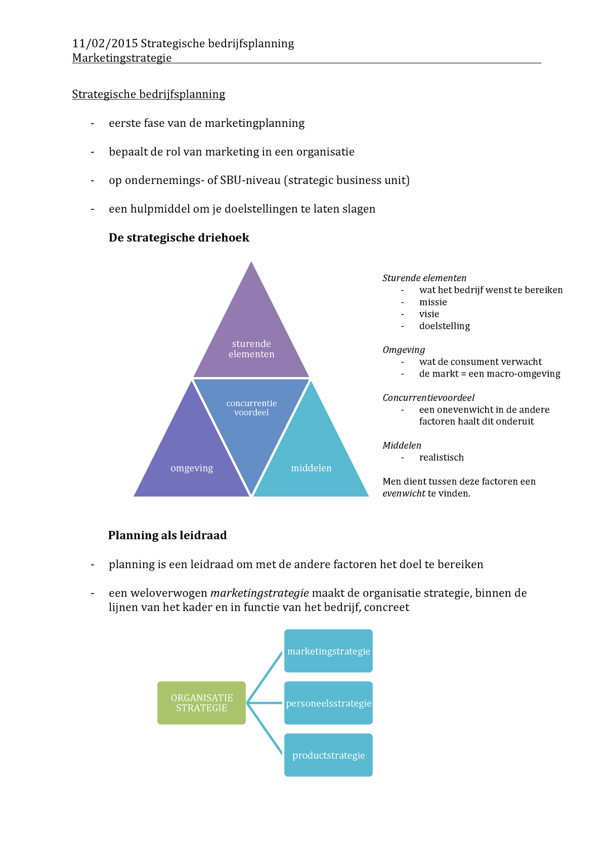 Samenvatting Principes Van Marketing Compleet - Strategische ...