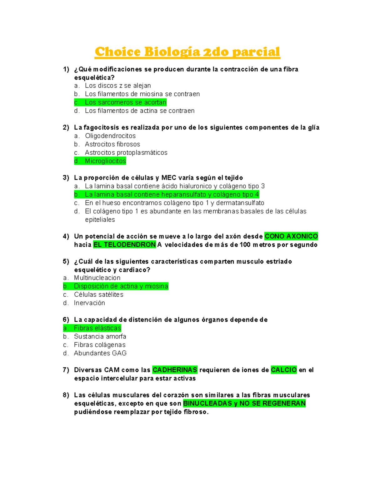 Choice Biología 2do Parcial 2021 (Autoguardado) - Choice Biología 2do ...