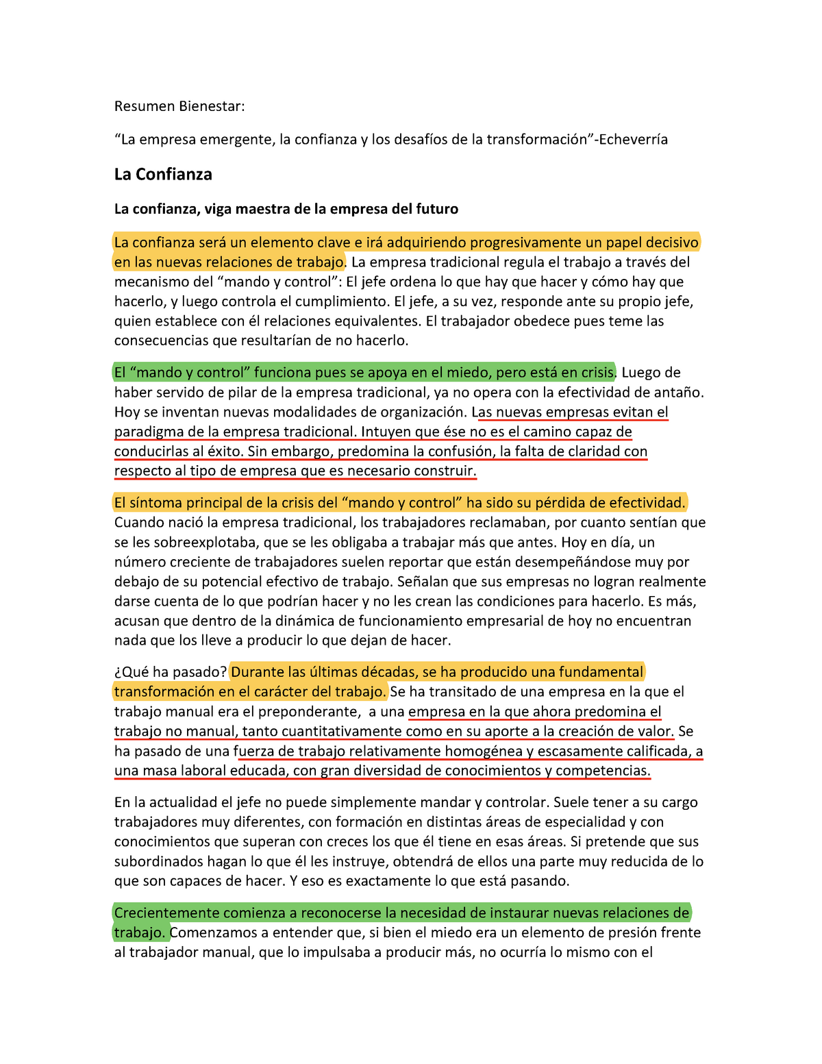 La Empresa Emergente La Confianza Y Los Desafíos De La - 