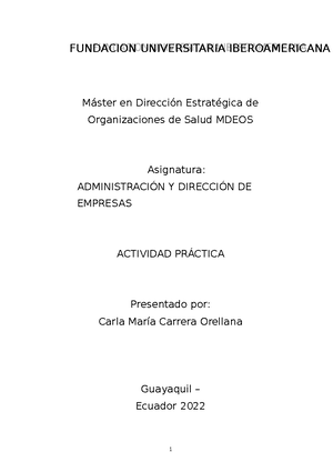 Desarrollo Caso Practico DD068 Gestion CAO ACEL - CASO PRÁCTICO ...