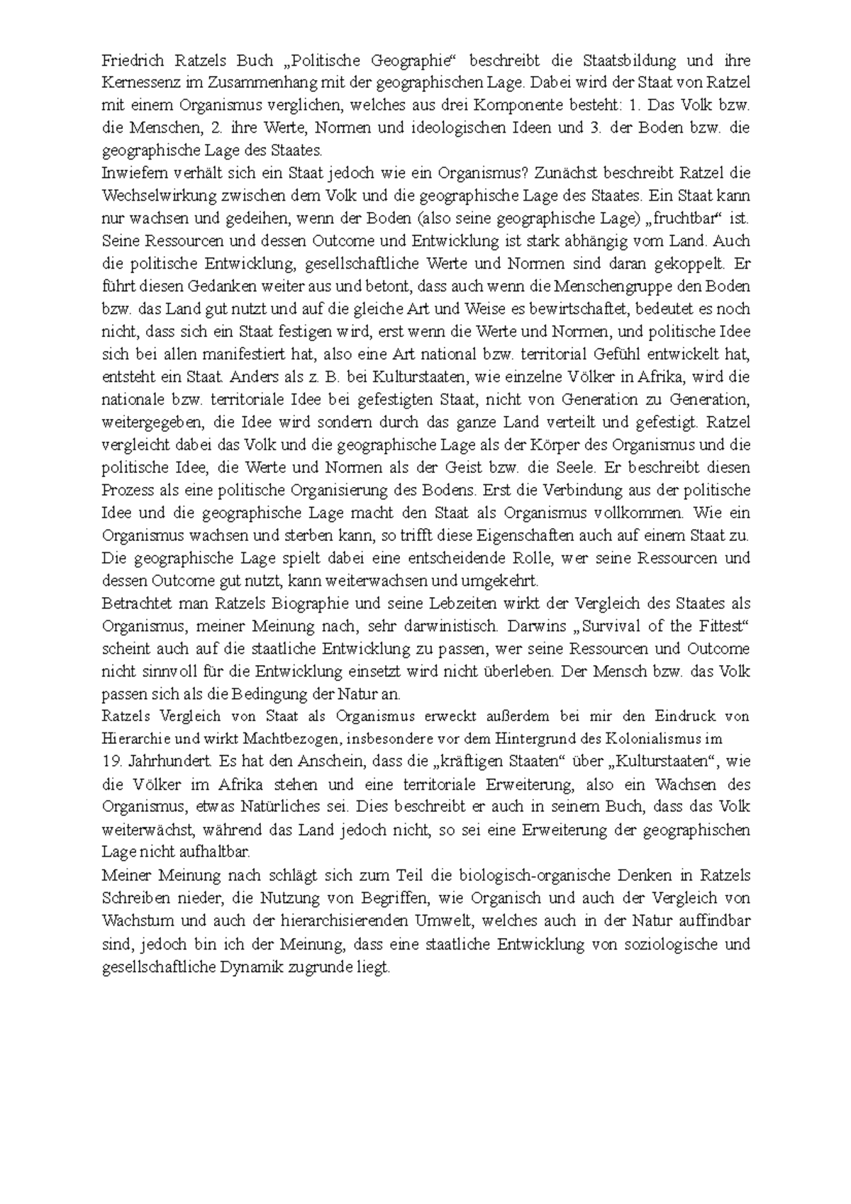 Friedrich Ratzel Politische Geographie 1 Auflage Von 1897 Und 2 