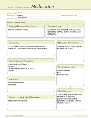 Migraines system disorder - ACTIVE LEARNING TEMPLATES TherapeuTic ...