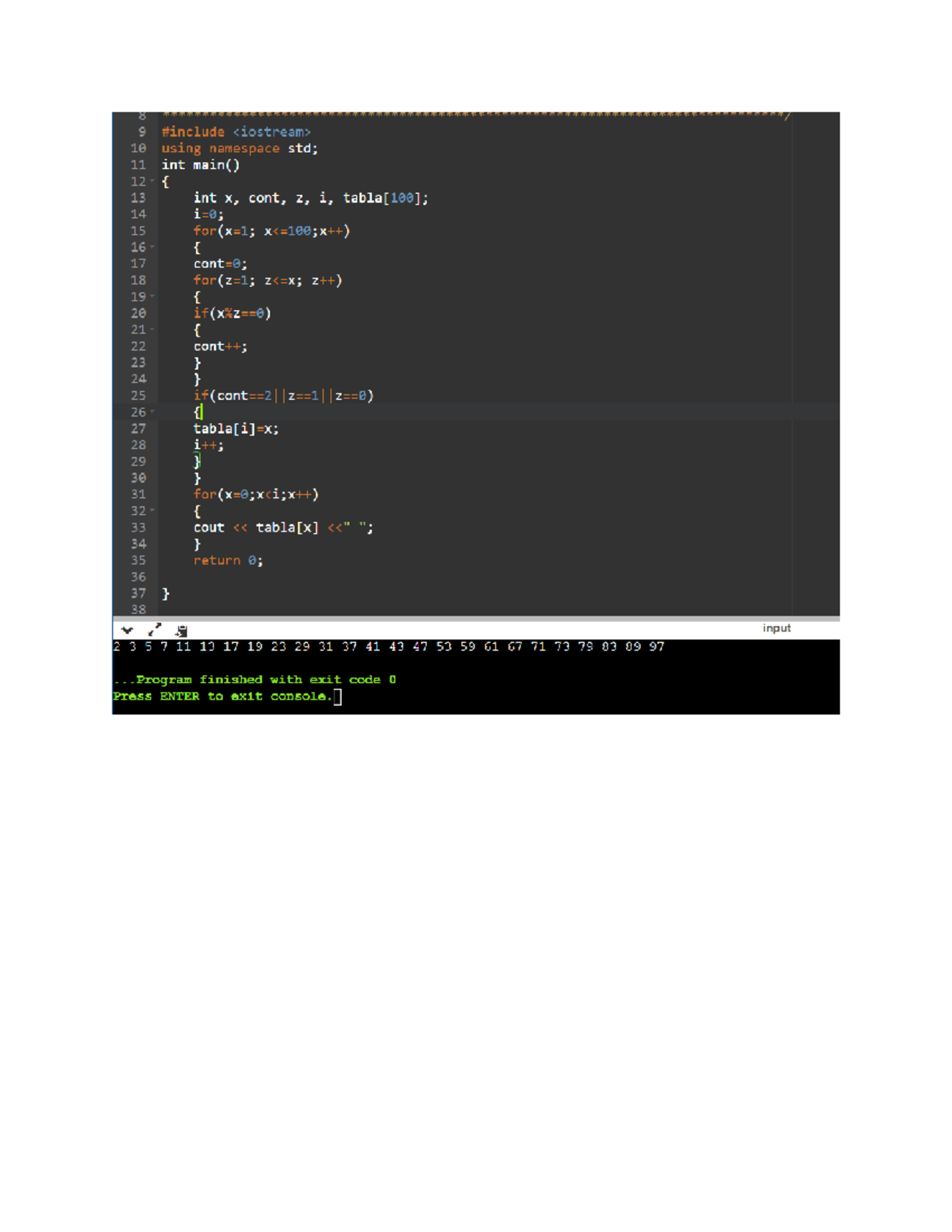 Ejercicios programacion taller 13 - 8 9 10 using namespace 11 int main ...