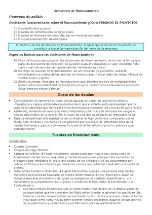 Adm Fin Do Parcial Resumen Administraci N Financiera Unidad