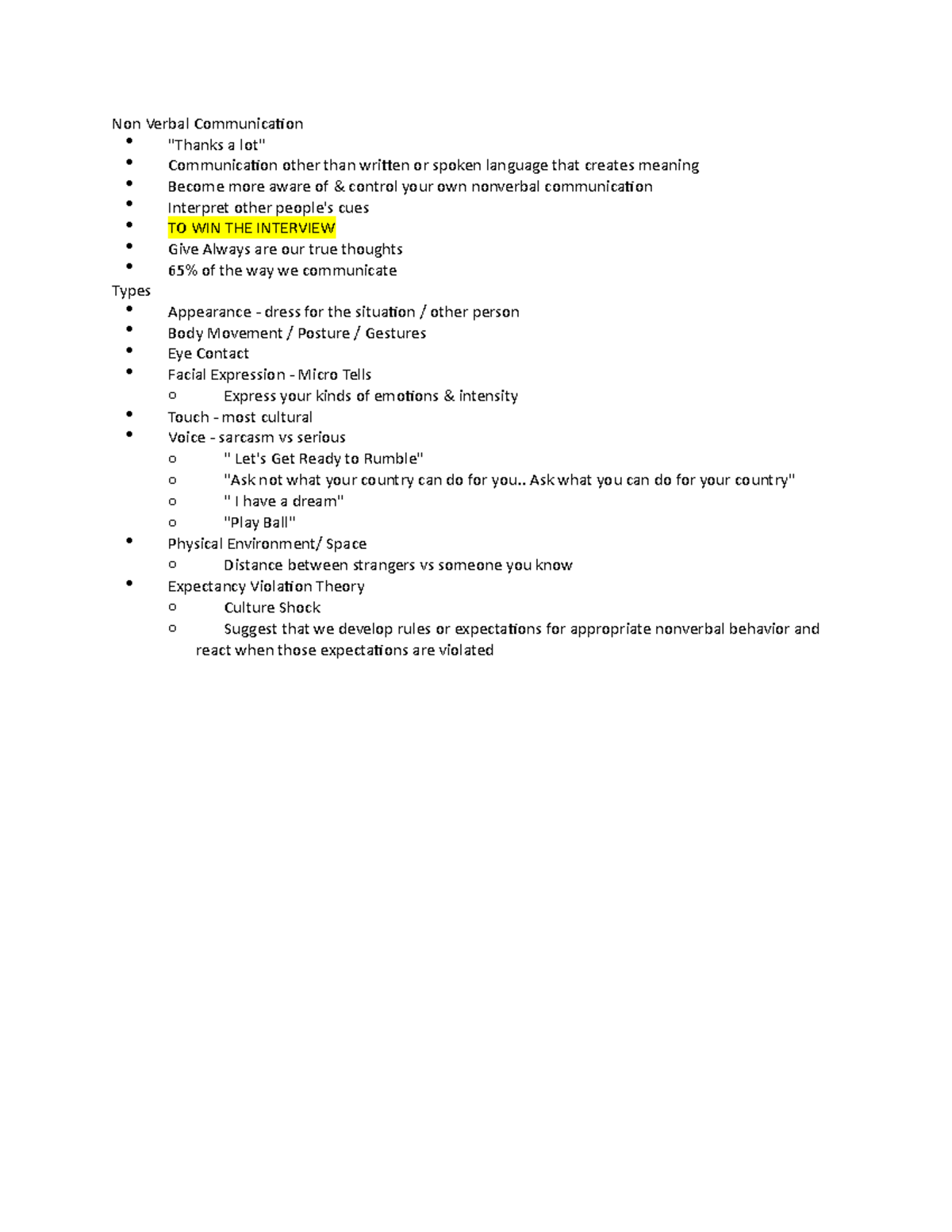 Comm 101 Chapter 4 Notes Non Verbal Communication Thanks A Lot Communication Studocu Comm 101 Chapter 4 Notes Non Verbal Communication Thanks A Lot Communication Studocu