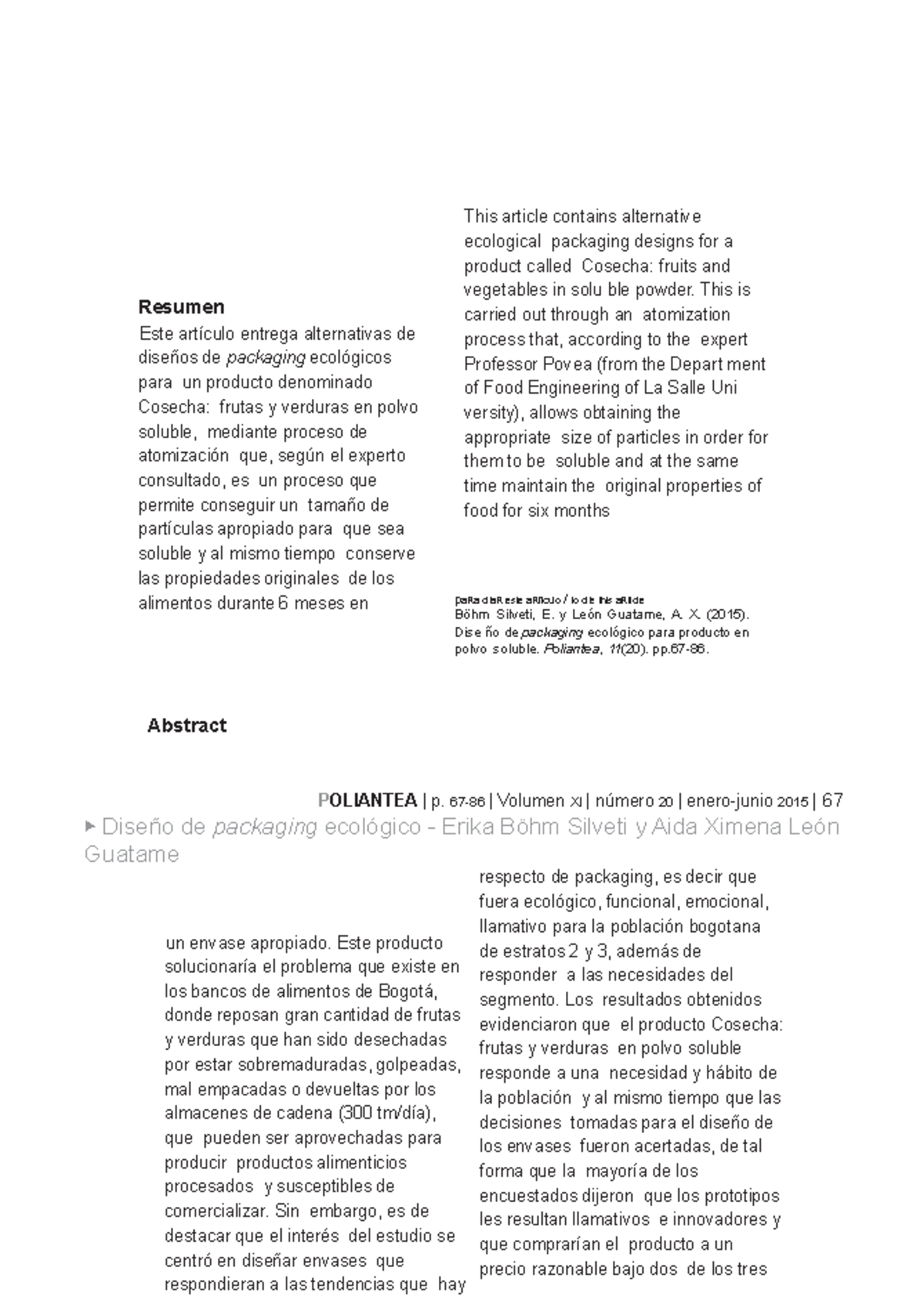 IG - Diseño Sustentable - Resumen Este artículo entrega alternativas de ...