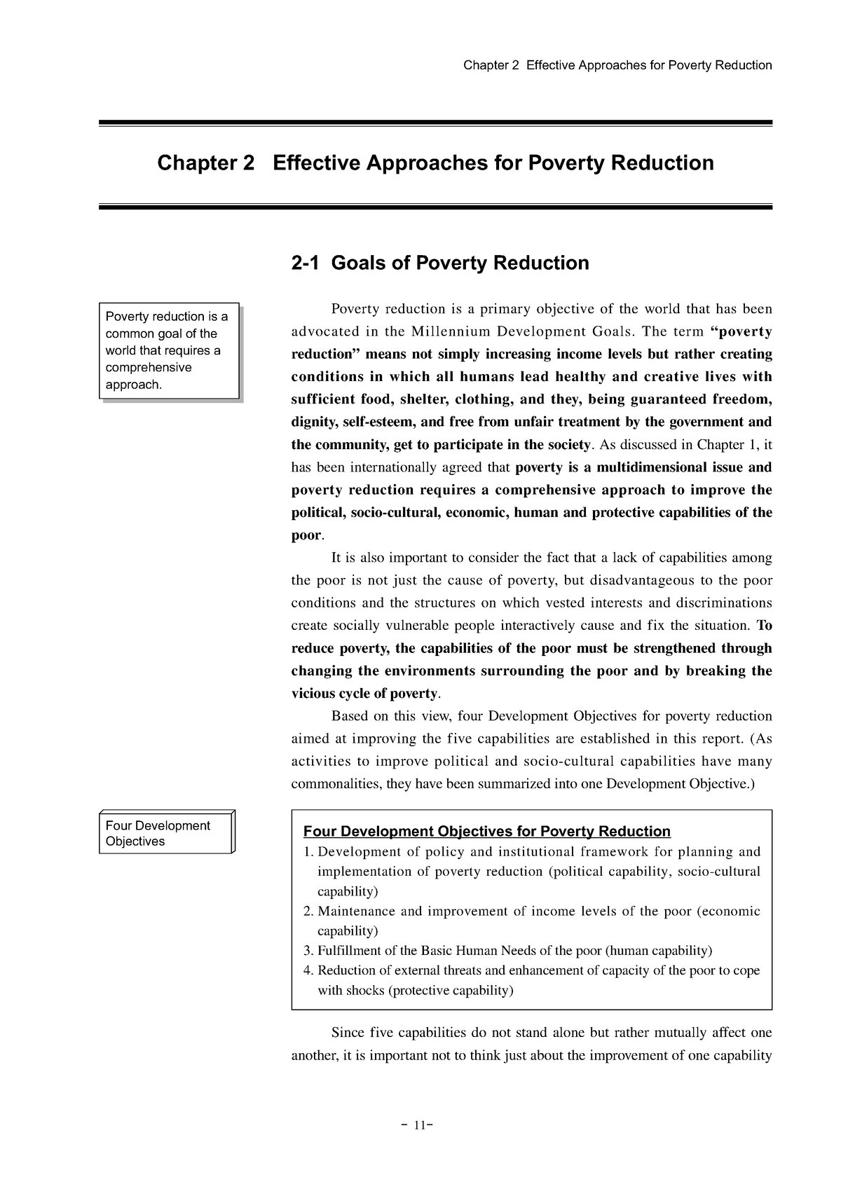 Poverty 02 - Chapter 2 Effective Approaches For Poverty Reduction 2-1 ...