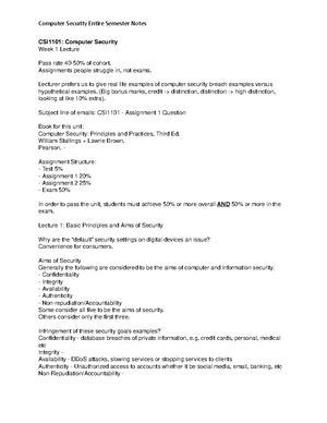ACBT CSI1101 D Computer Security 2021-02 - AUSTRALIAN COLLEGE OF ...