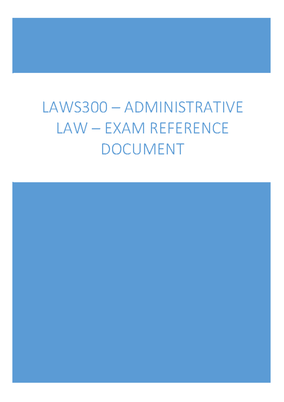 summary-lecture-week-1-10-and-12-laws300-administrative-law-exam