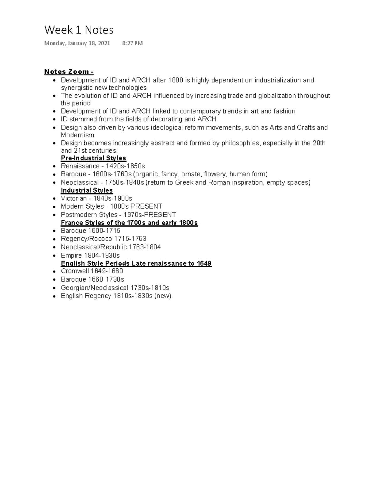 CIA Notes 1 - Dr. Peter Dedek - 1RWHV =RRP - Studocu