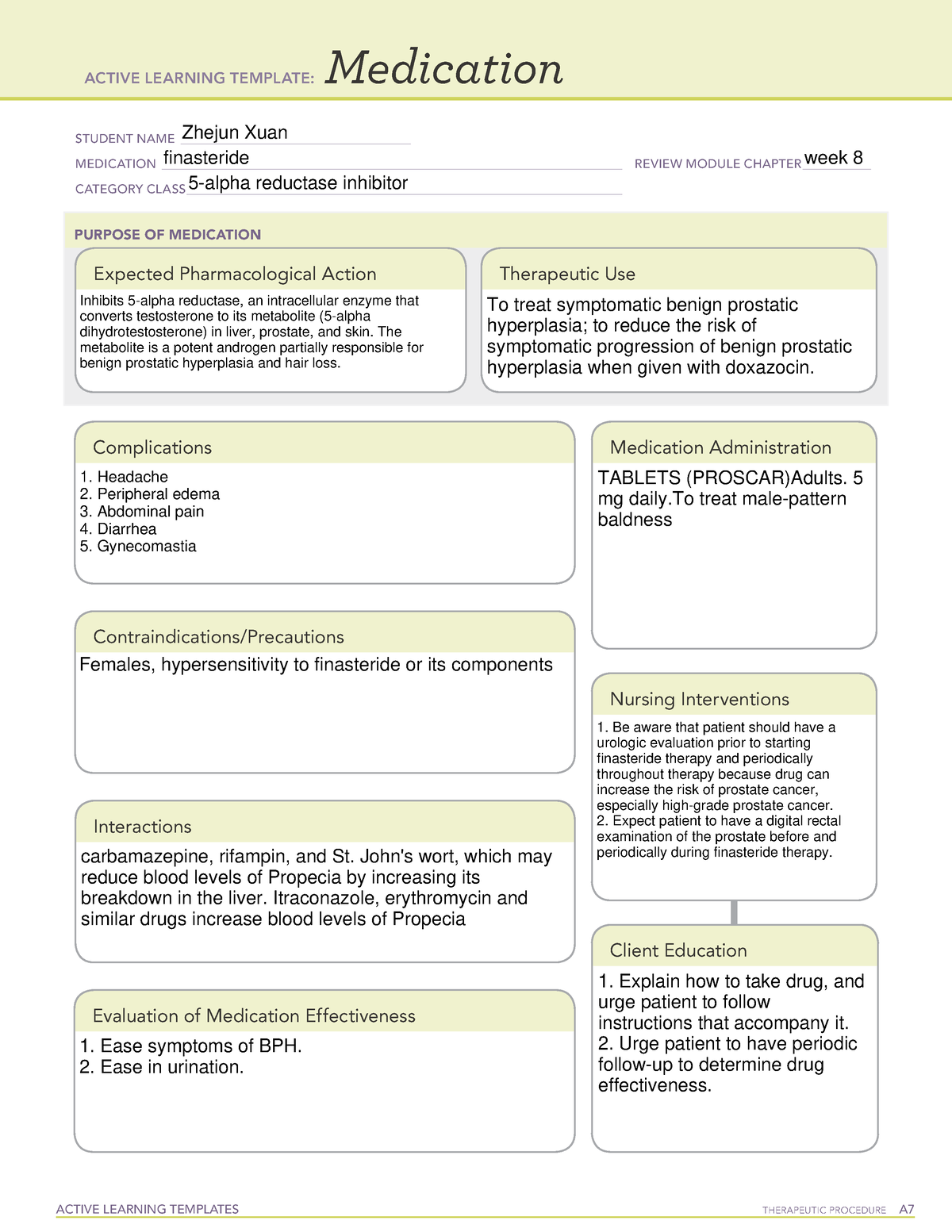 finasteride-med-card-active-learning-templates-therapeutic