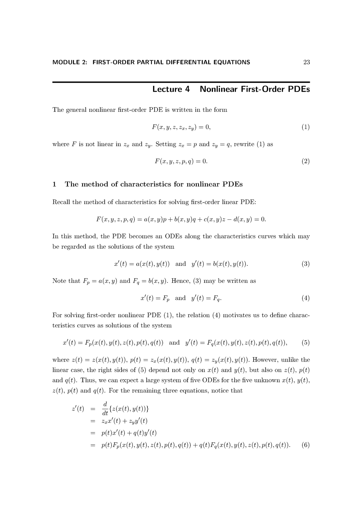 8 - Lecture Notes 8 - MODULE 2: PARTIAL DIFFERENTIAL EQUATIONS Lecture ...