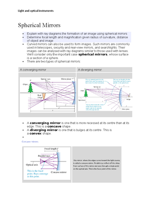 Reflection and refraction notes - Light as an Electromagnetic Wave ...