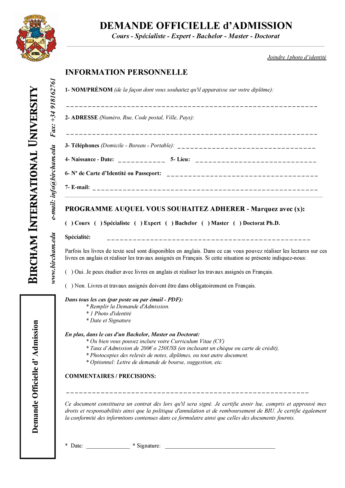 french-biu-admission-demande-officielle-d-admission-bircham-e-mail