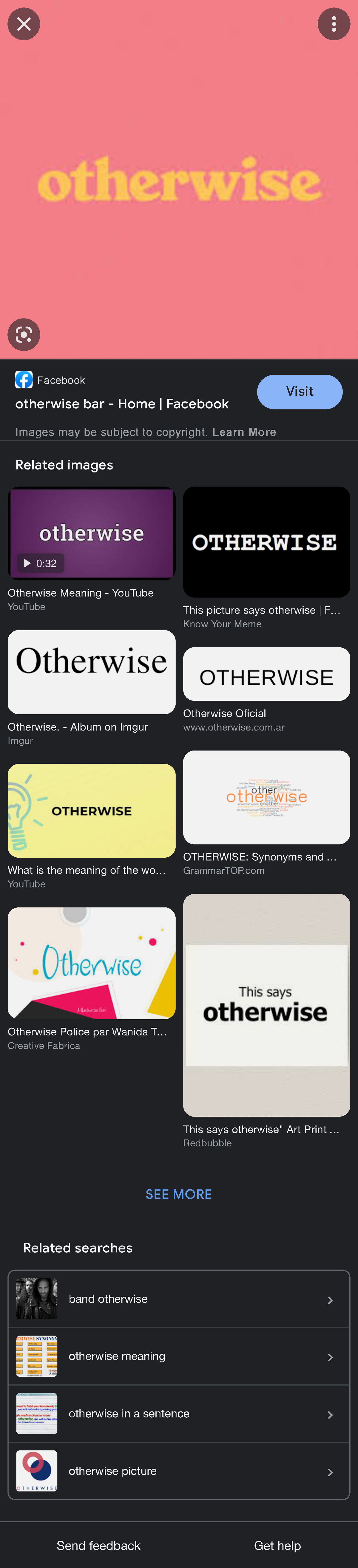 Otherwise - Google Search - Facebook otherwise bar - Home | Facebook ...