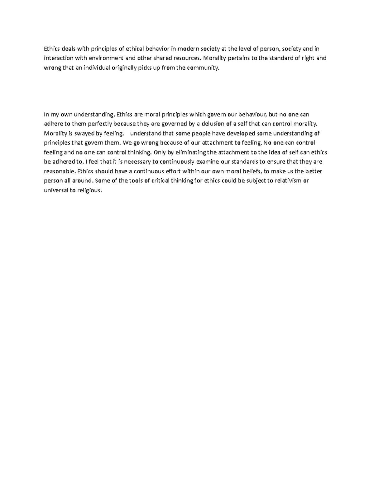 Ethics deals wiWPS Office Ethics deals with principles of ethical