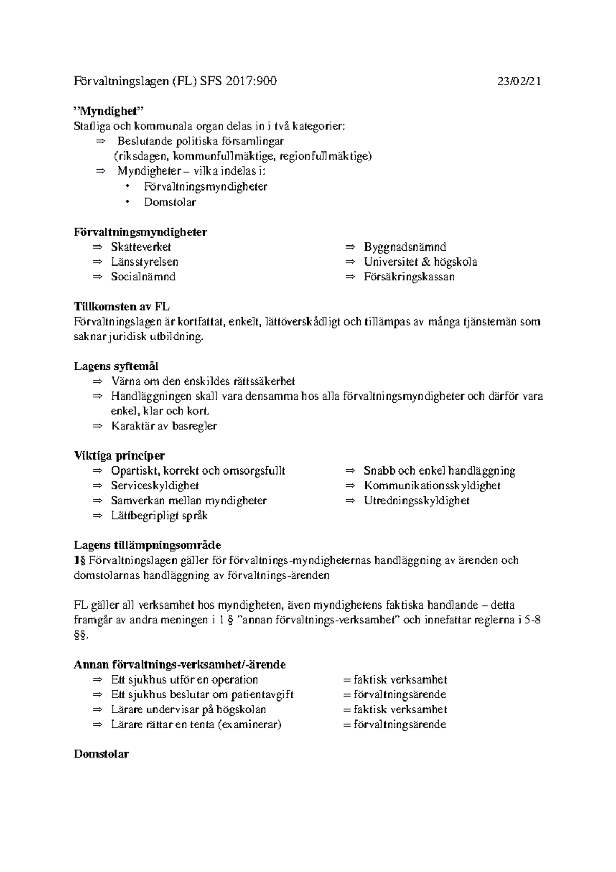 Förvaltningslagen u0026 Förvaltningsprocesslagen - Förvaltningslagen 