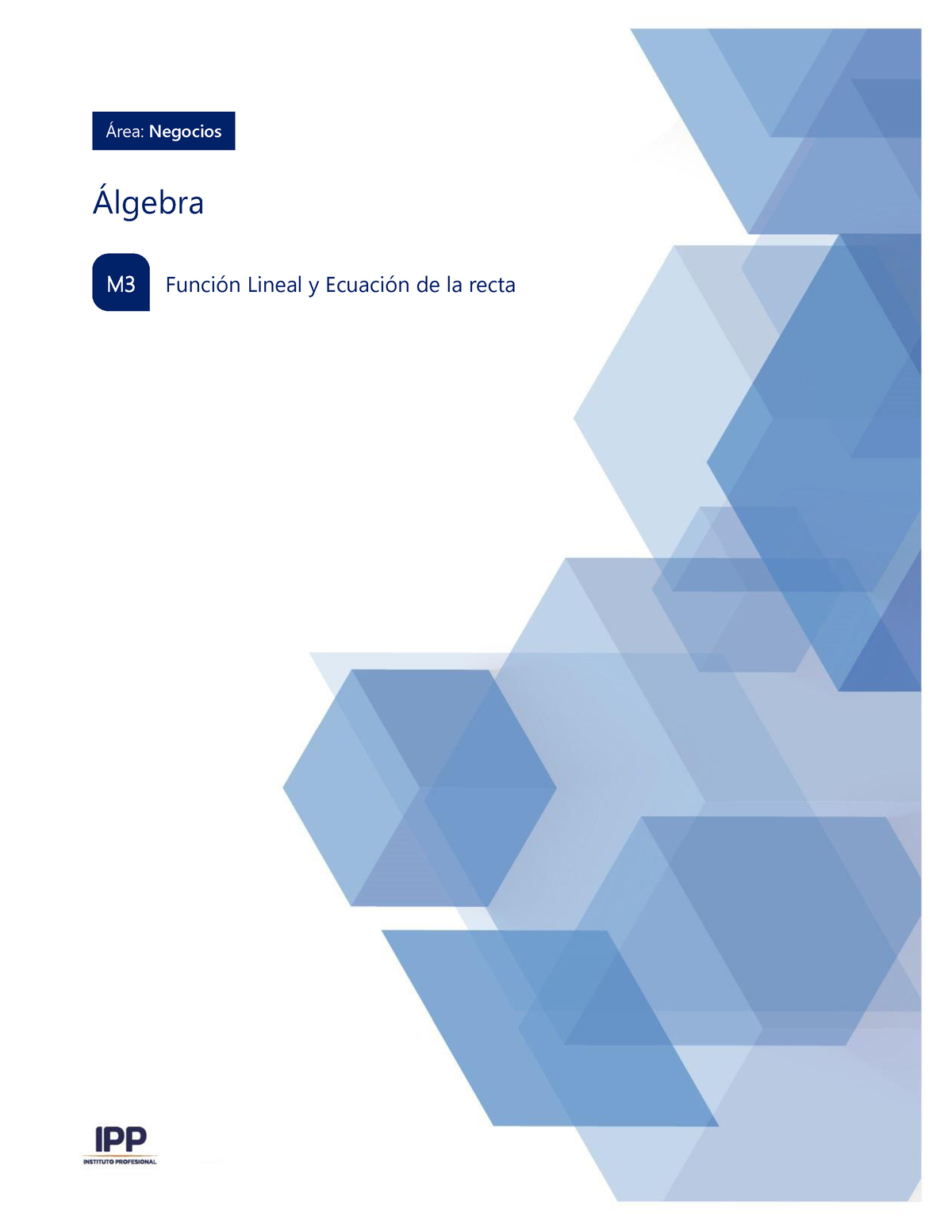 M3 - Algebra - Módulo 3 De Las Clases De Álgebra: Apuntes De Clases ...