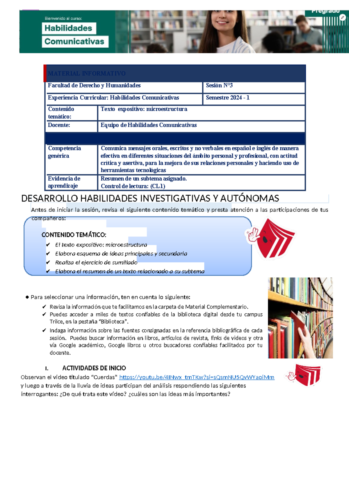 GUÍA Informativa DE LA Sesion 3 EN PDF - DESARROLLO HABILIDADES ...