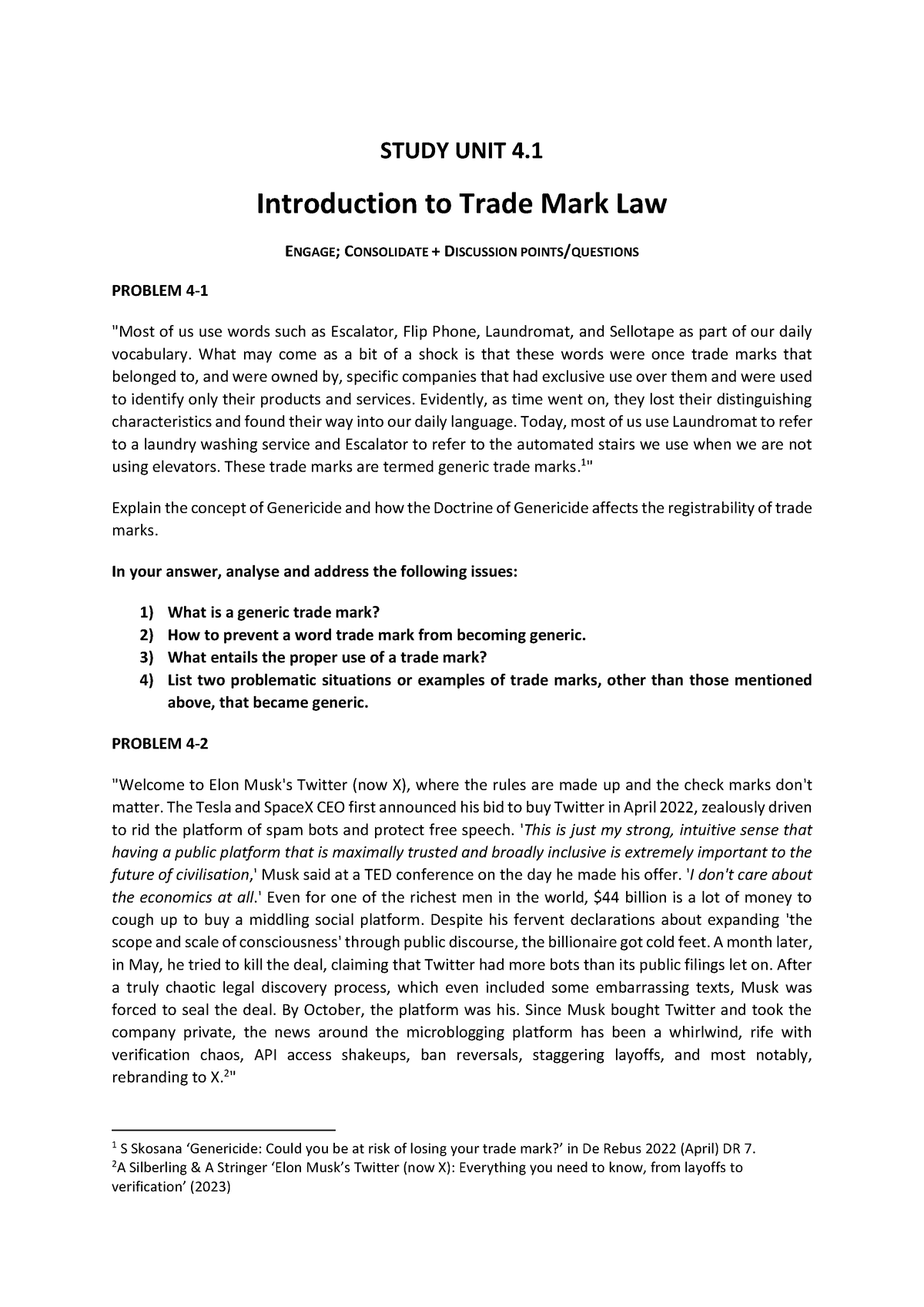 unit-4-1-discussion-points-study-unit-4-introduction-to-trade-mark