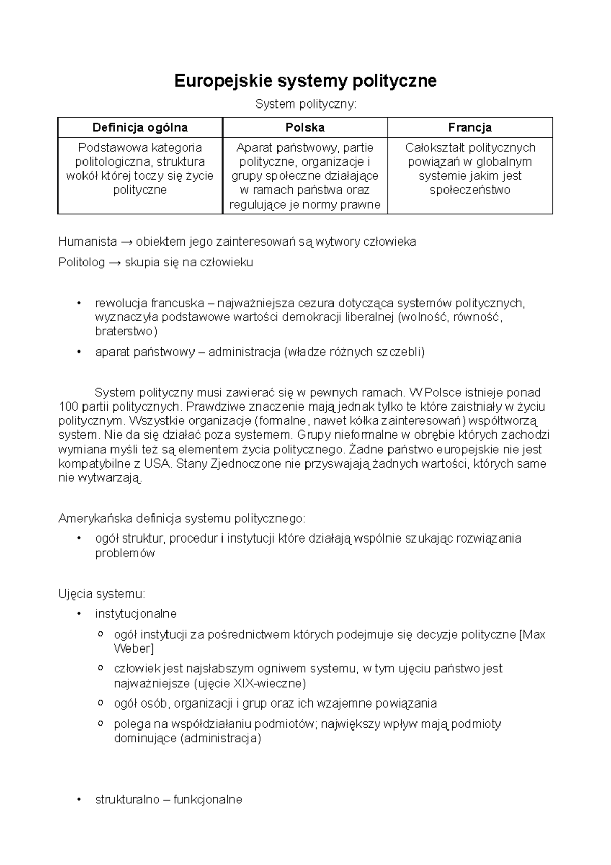 Europejskie systemy polityczne - systemy polityczne - Lingwistyka