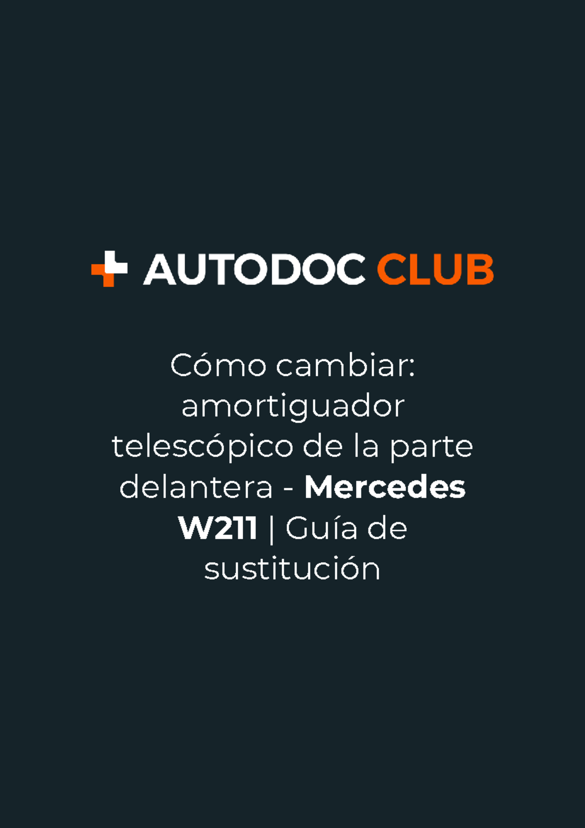 Amortiguador Suspension Delantera Mercedes W210 M112 M113 & | Meses Sin