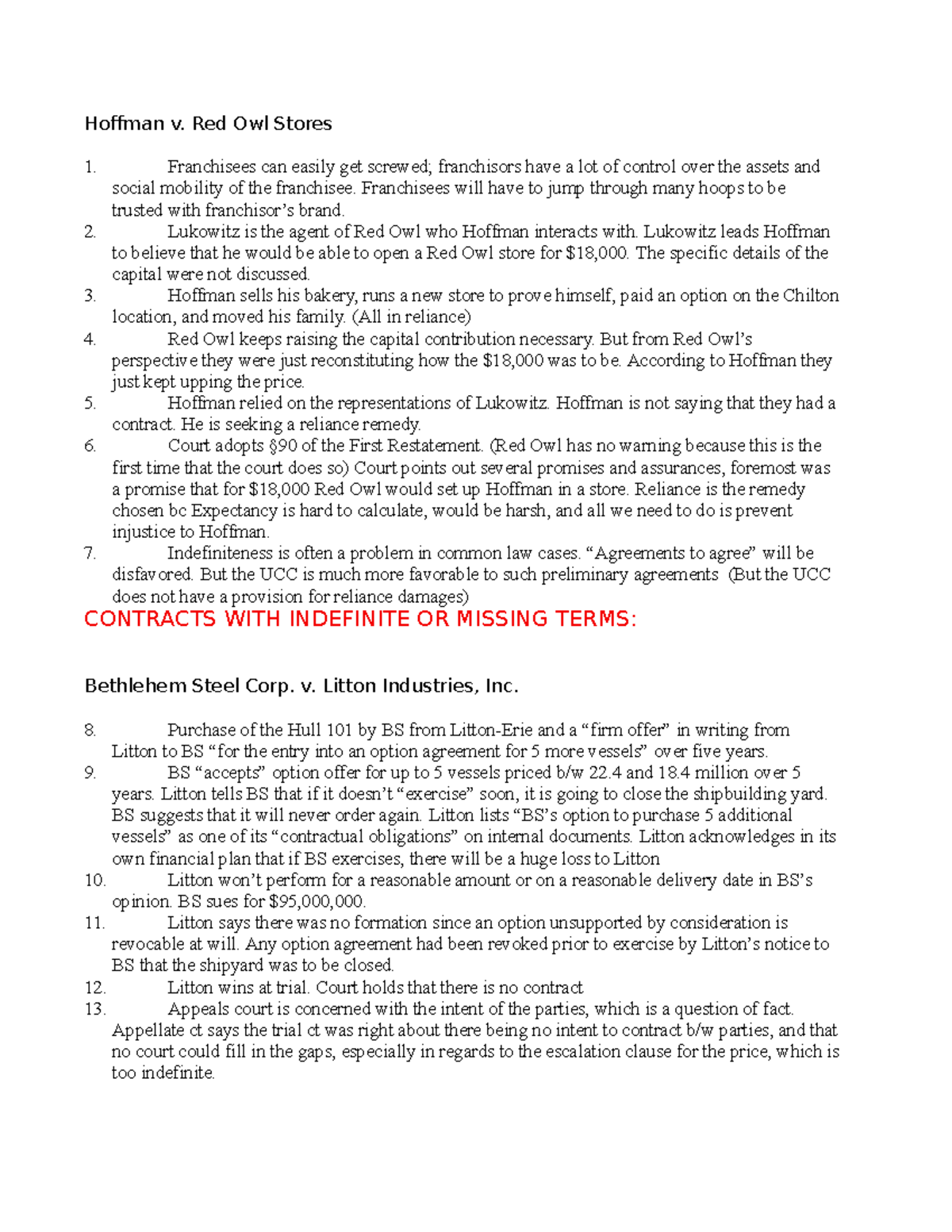 contracts-law-outline-1-hoffman-v-red-owl-stores-franchisees-can