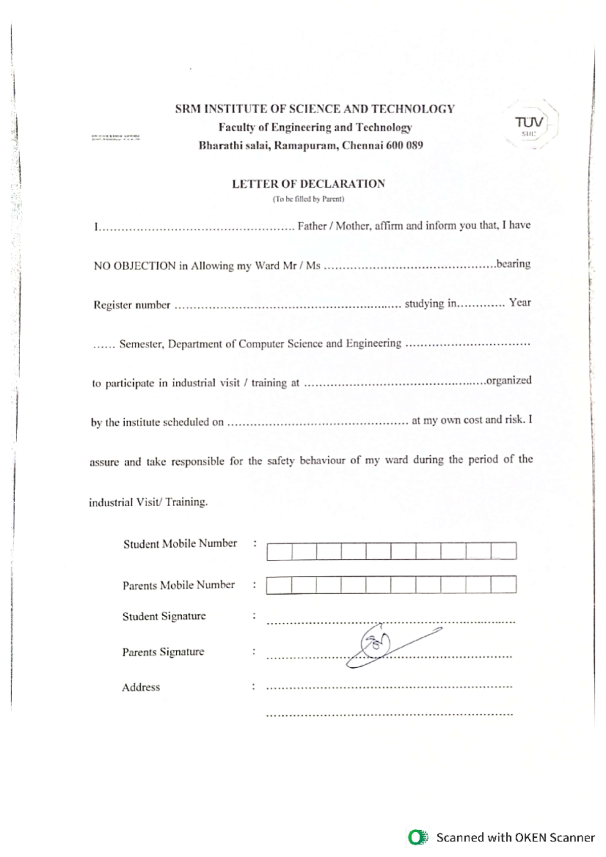 New Doc 08-21-2024 19 - Nothing - SRM INSTITUTE OF SCIENCE AND ...