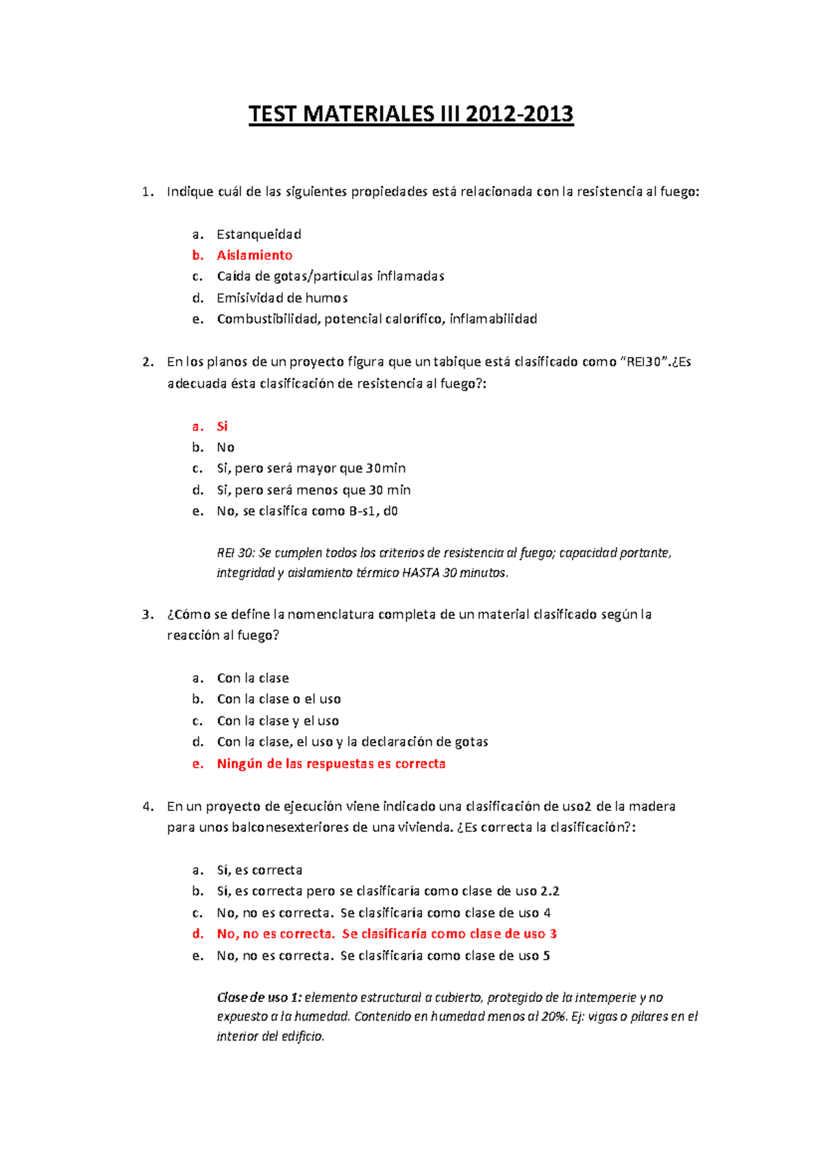 Examen Tipo Test Resuelto Test Materiales Iii Indique Cu L De Las Siguientes Propiedades