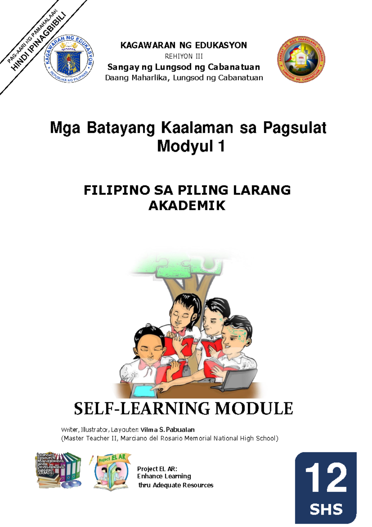 Module 1 Pasgsulat SA Filipino SA Piling Larang - Project EL AR ...