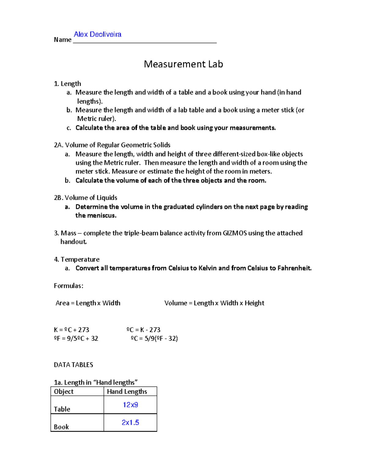 Measurement+Lab+ - Name ...