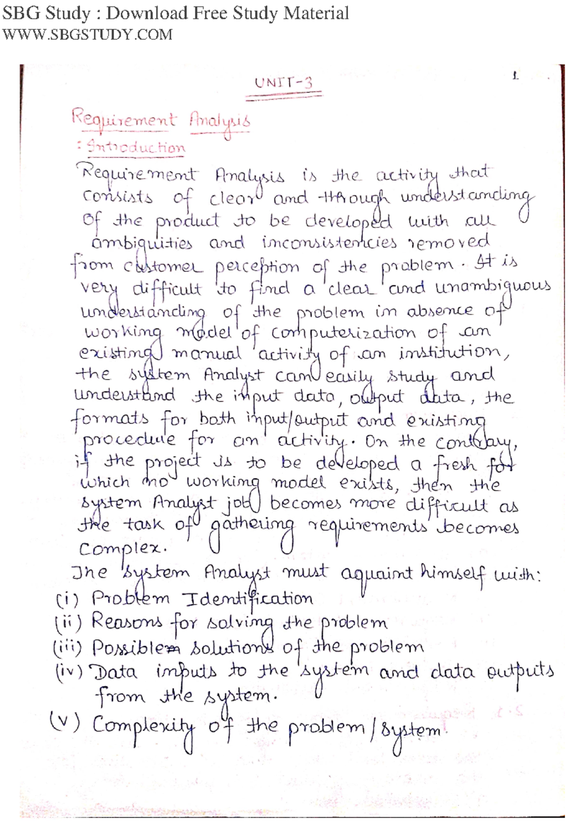 Software engineering 3 requirement analysis - Other Sciences As An Aid ...