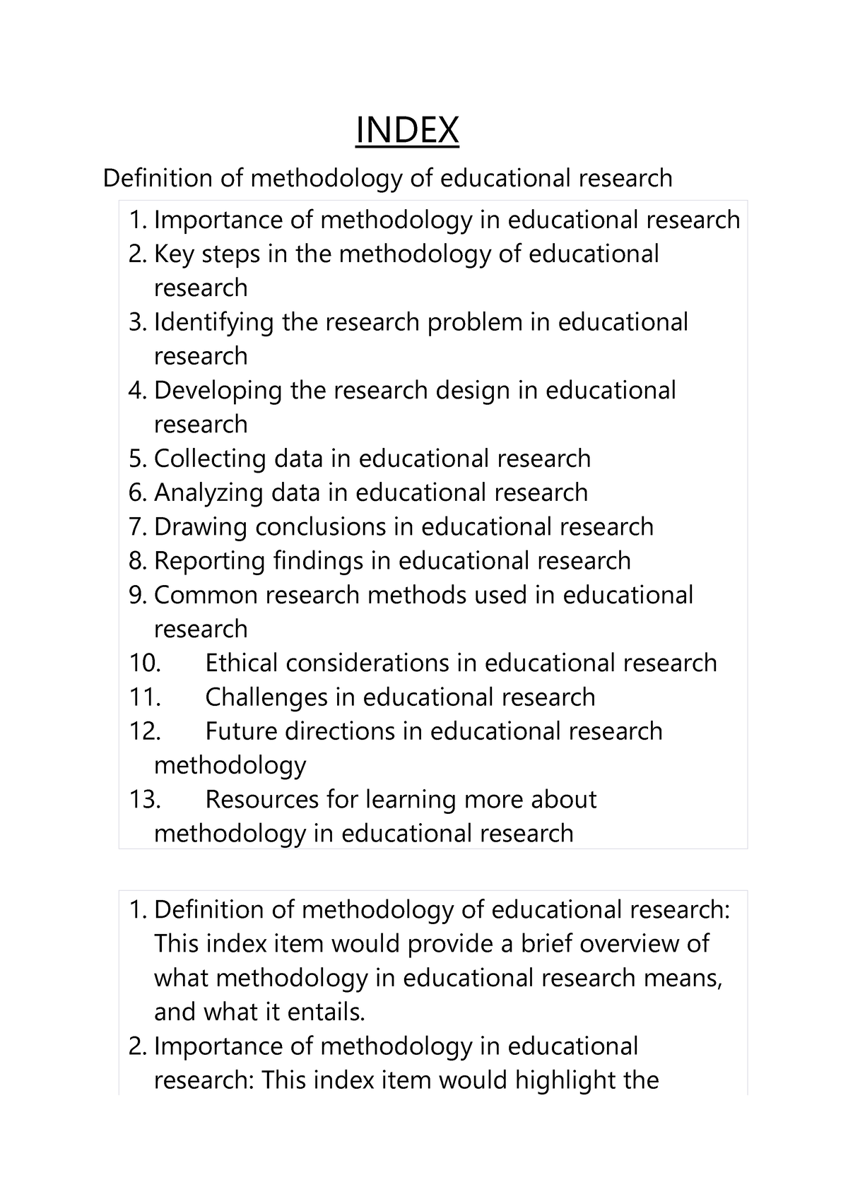 what is educational research with references