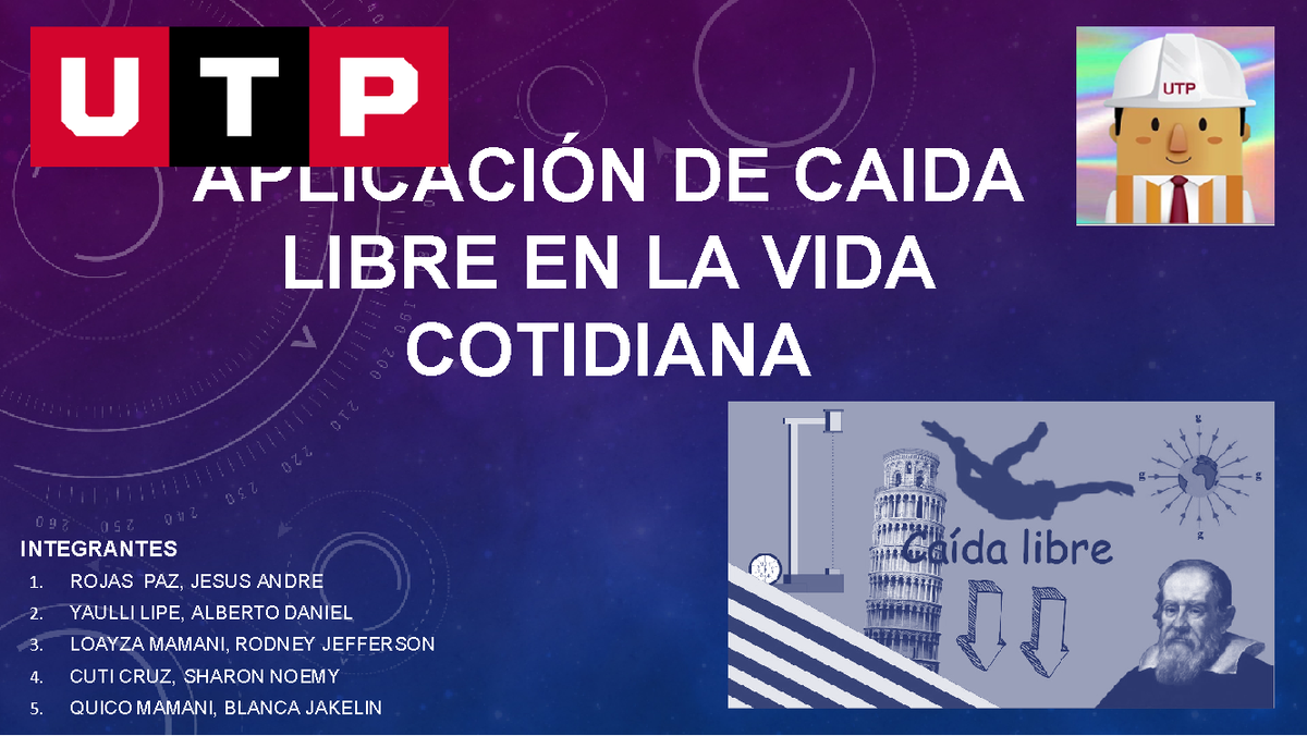 Aplicación DE Caida Libre EN LA VIDA Cotidiana - APLICACIÓN DE CAIDA
