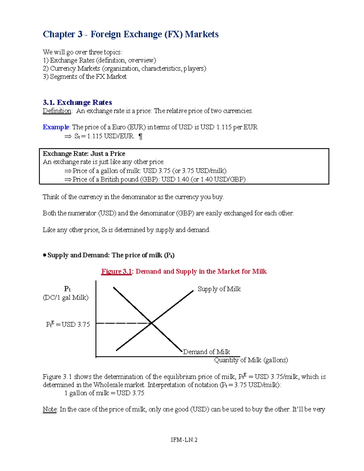 foreign-exchange-fx-markets-ifm-ln-2-chapter-3-foreign-exchange