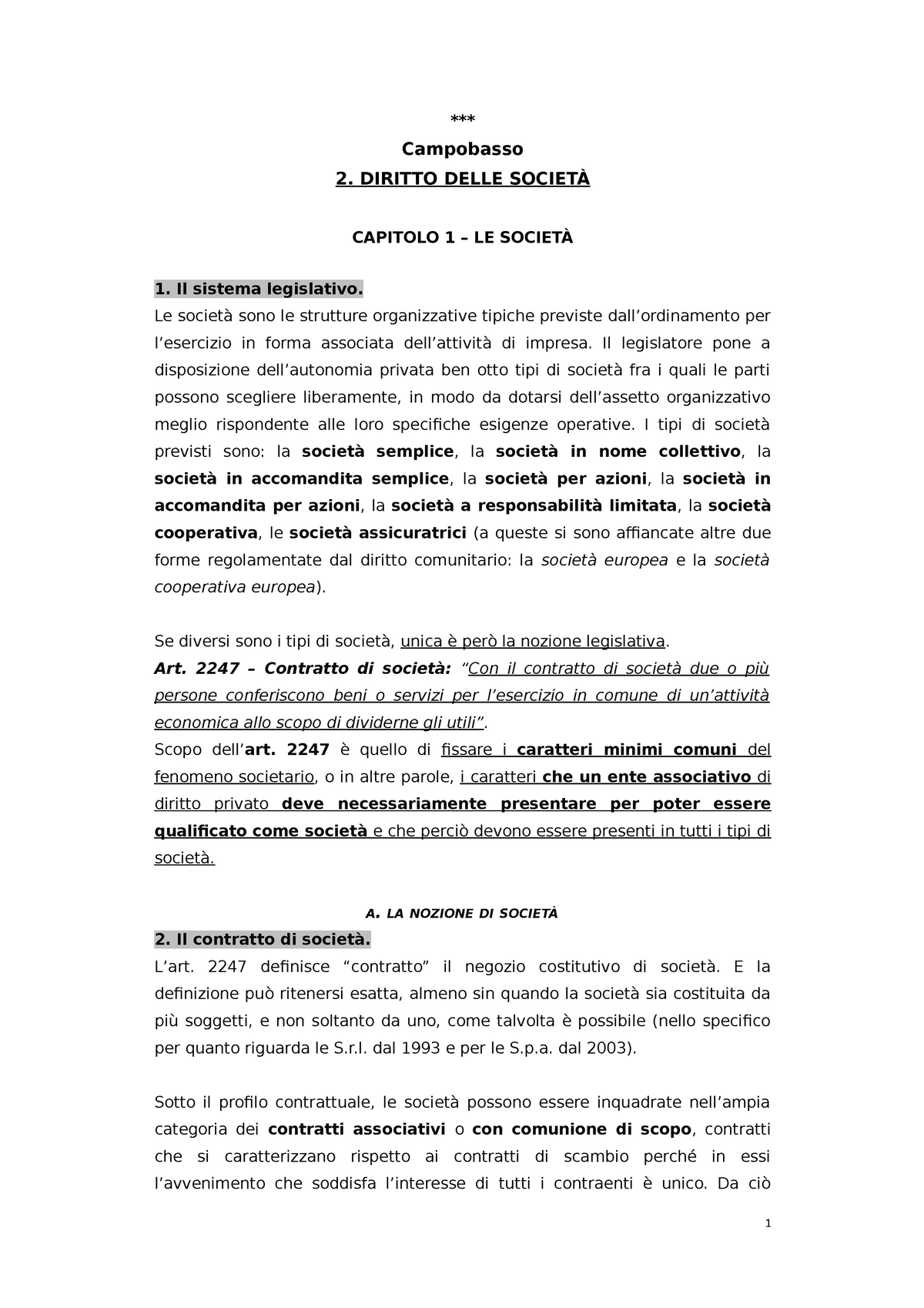 LE Societa' - Diritto Commerciale. Vol. 2: Diritto Delle Società ...