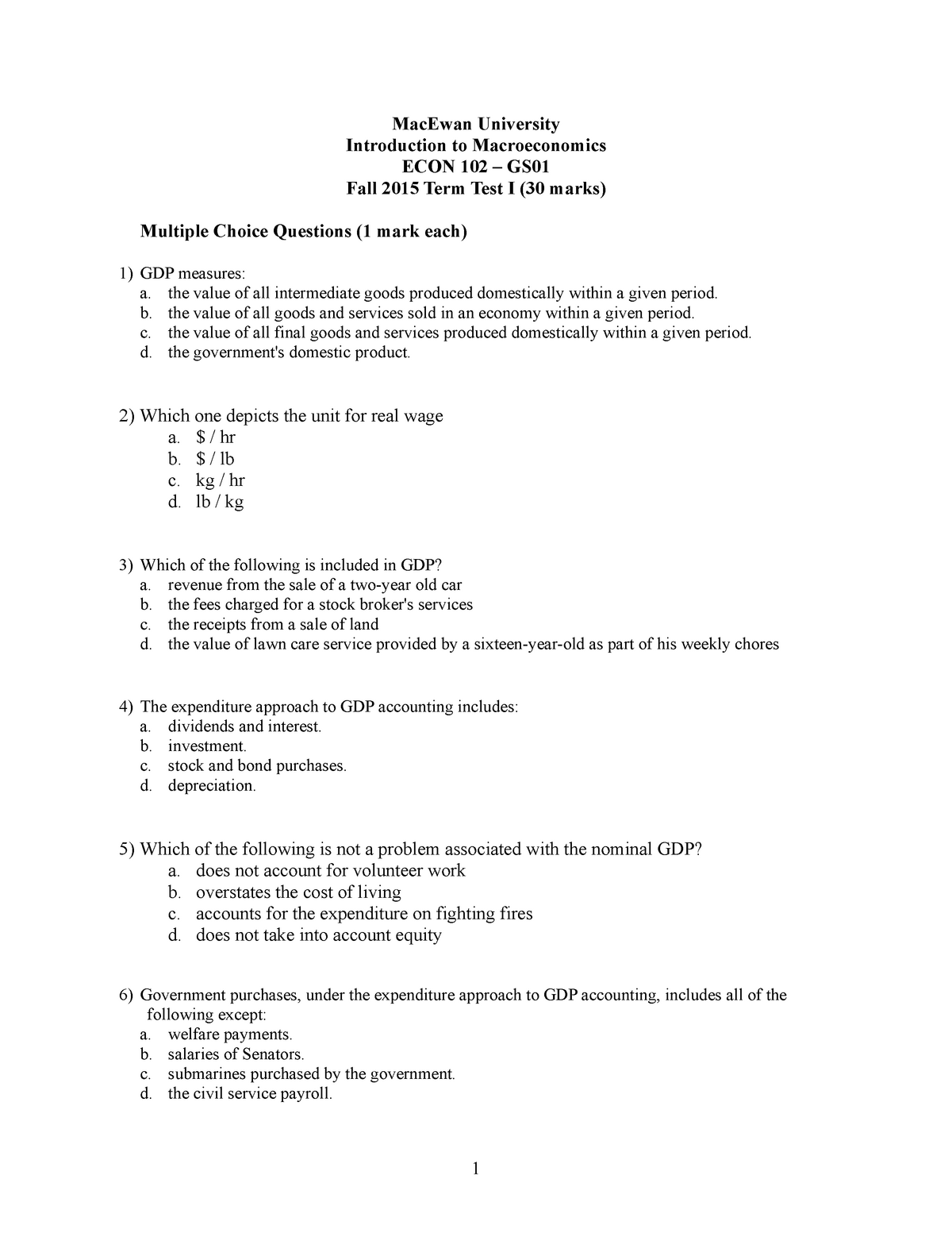 Sample Practice Exam 16 Questions Studocu