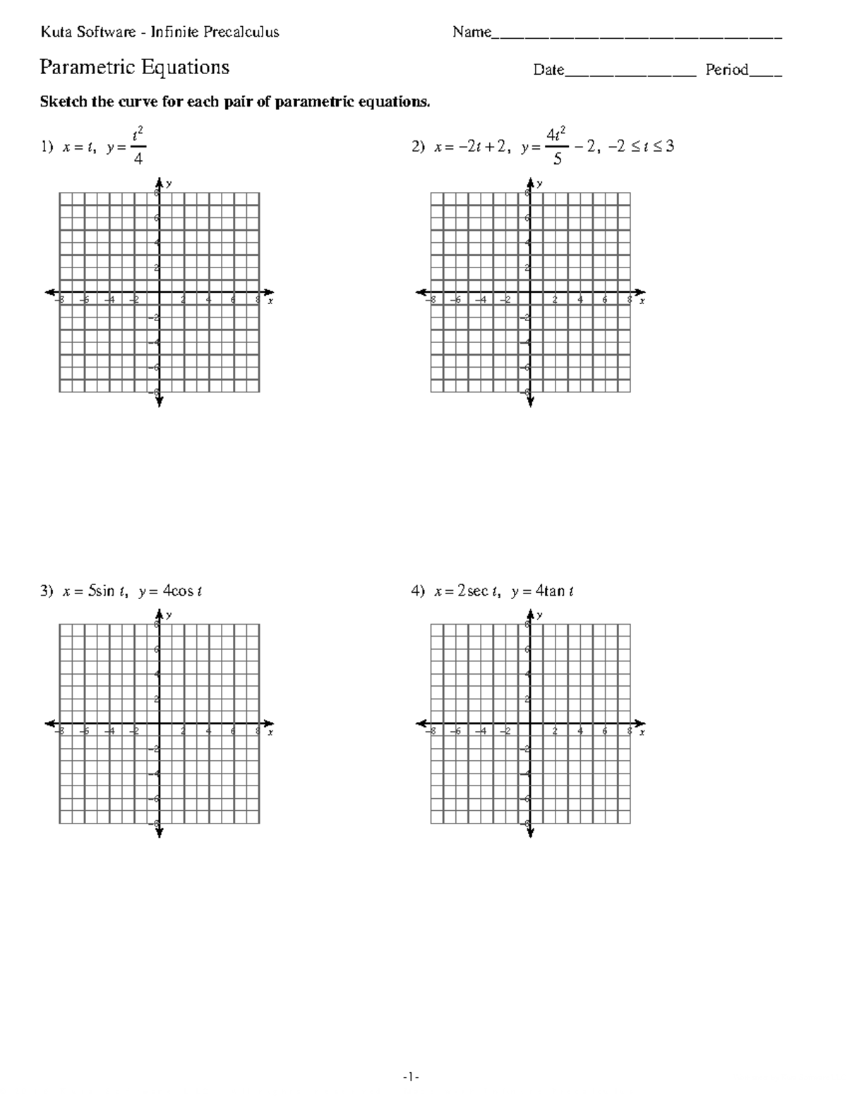 05 - Parametric Equations - ©I n 2 j 0 W 1 G 6 F EKXuCtEaE XSBomfWtIwga ...